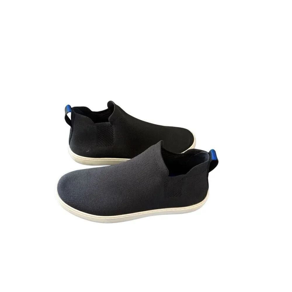Rothy's Mens Black Knit Slip-On Sneakers Size 10
